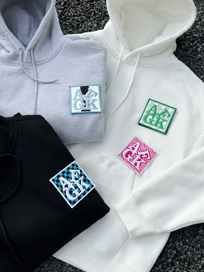 DONCARE(AFGK) “Embroidered patch logo hoodie”