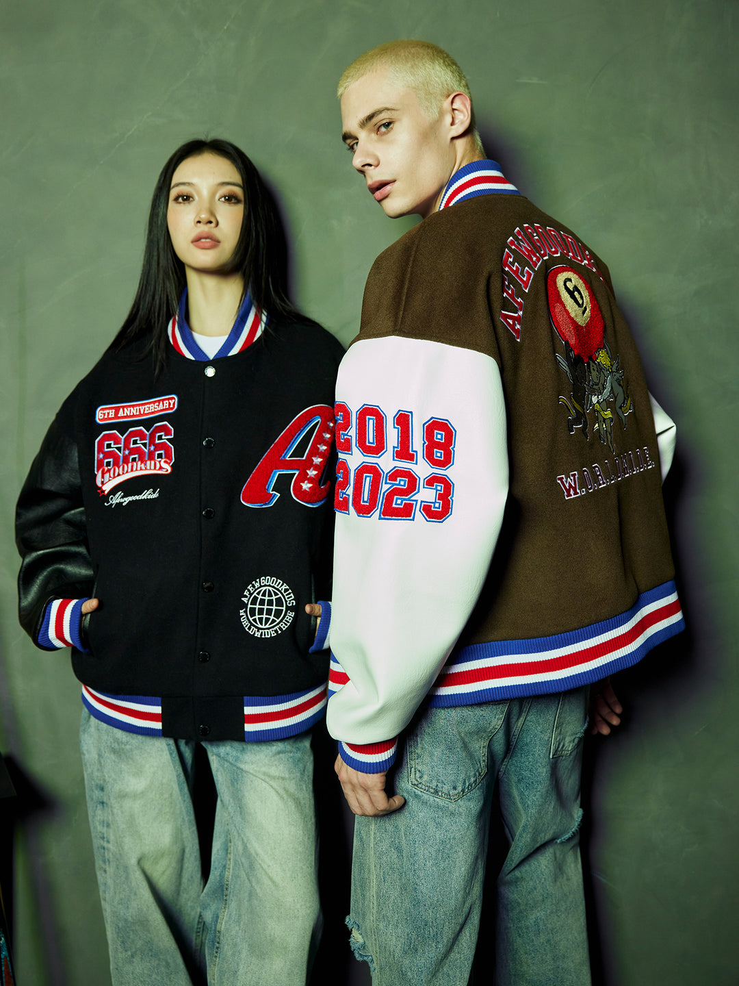 DONCARE(AFGK) “6th Anniversary Edition varsity jacket”