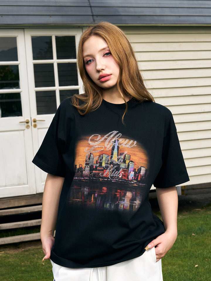 DONCARE(AFGK) “Night view tee”