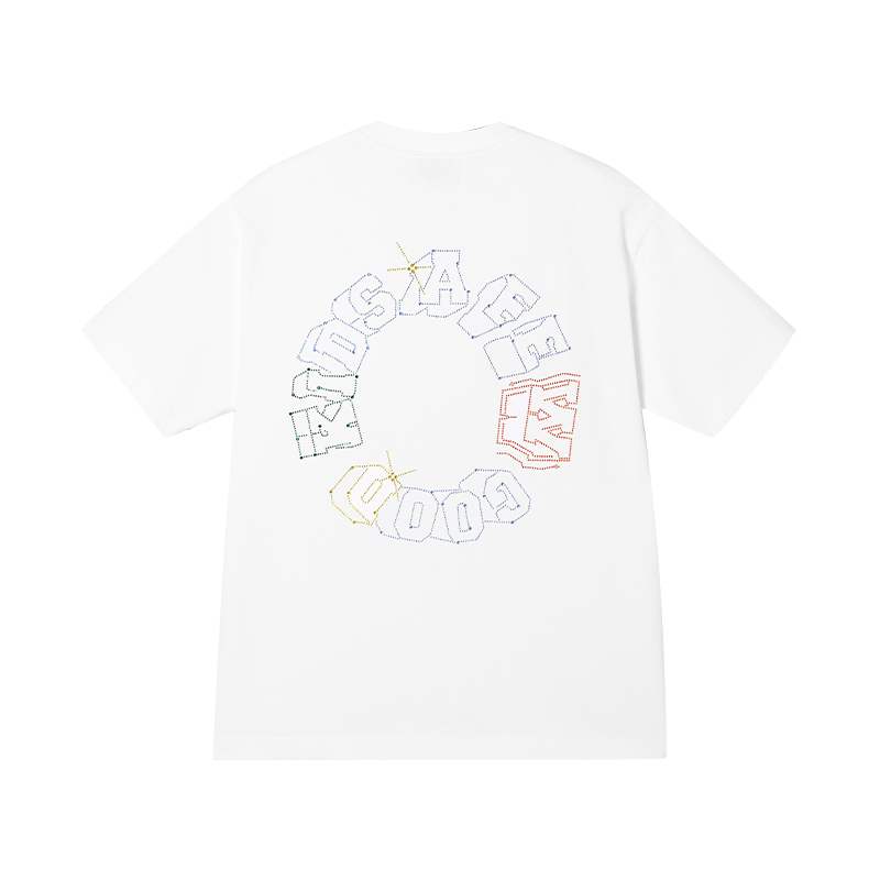 DONCARE(AFGK) “Rhinestone star logo tee”