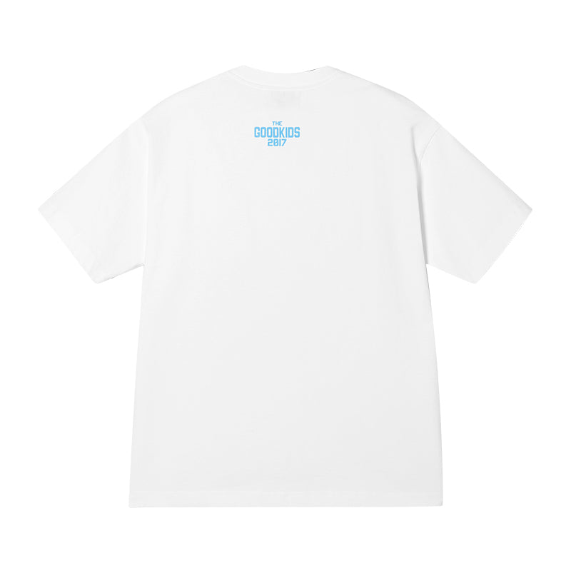 DONCARE(AFGK) “Embroidered broken logo tee”