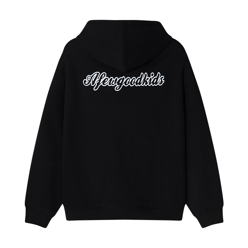 DONCARE(AFGK) “Embroidered patch logo hoodie”