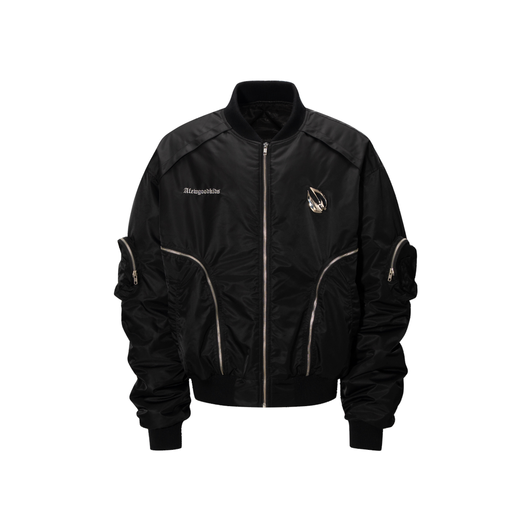 The lottery GT "Metal logo MA-1 jacket"