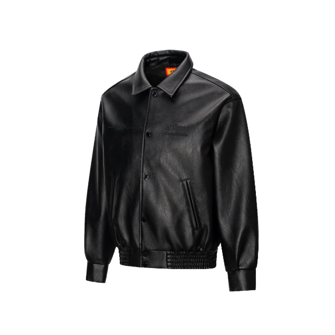 The lottery GT "Leather logo jacket"