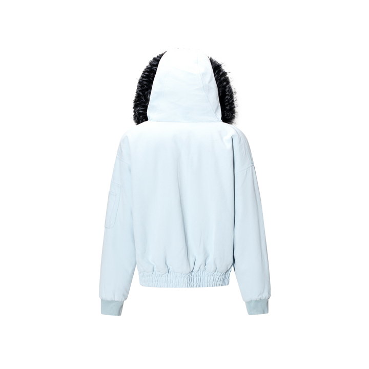 The lottery GT "Fur hooded canvas jacket"