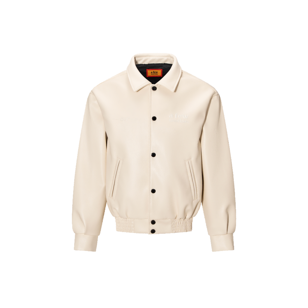The lottery GT "Leather logo jacket"
