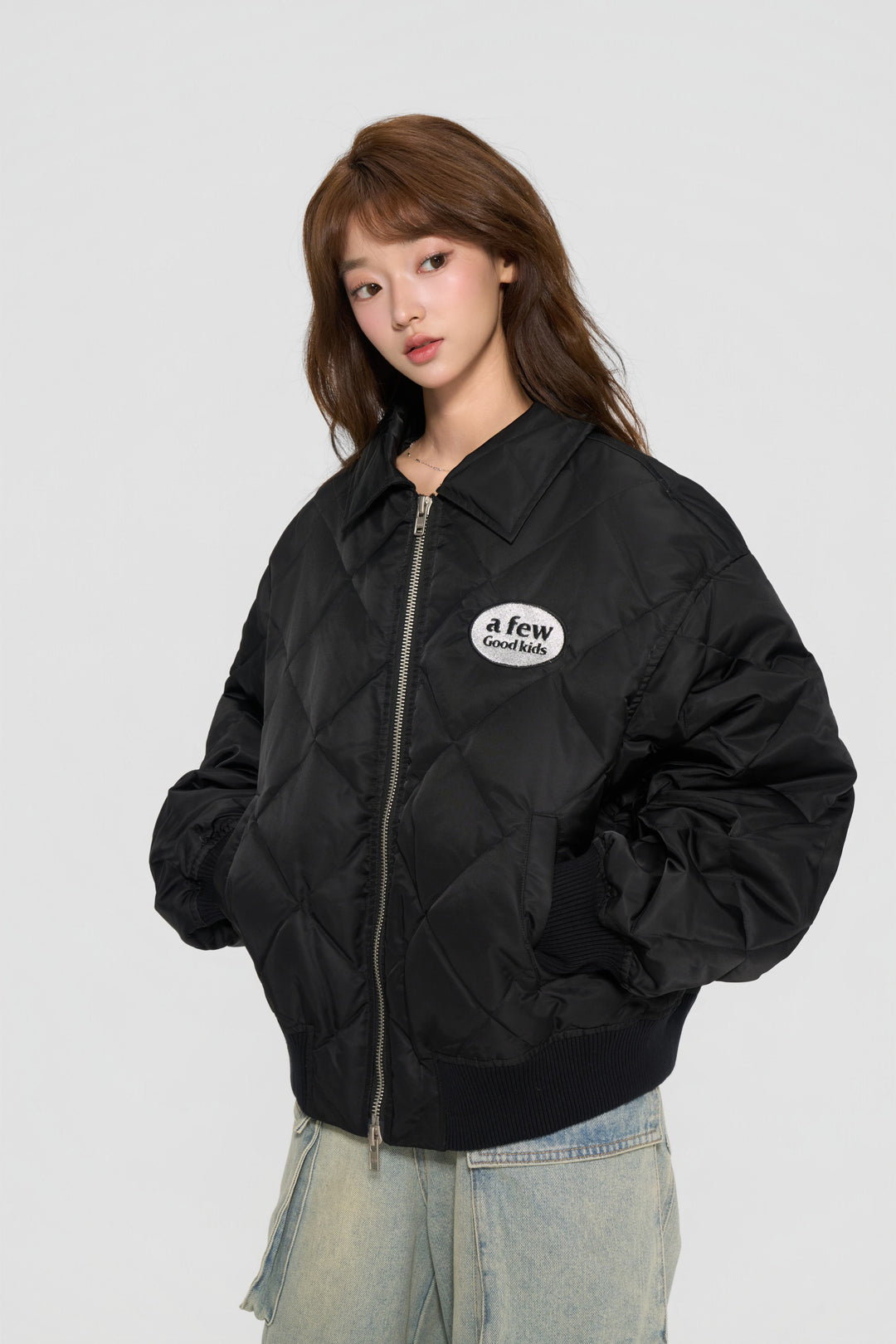 The lottery GT "Diamond-quilted down jacket"