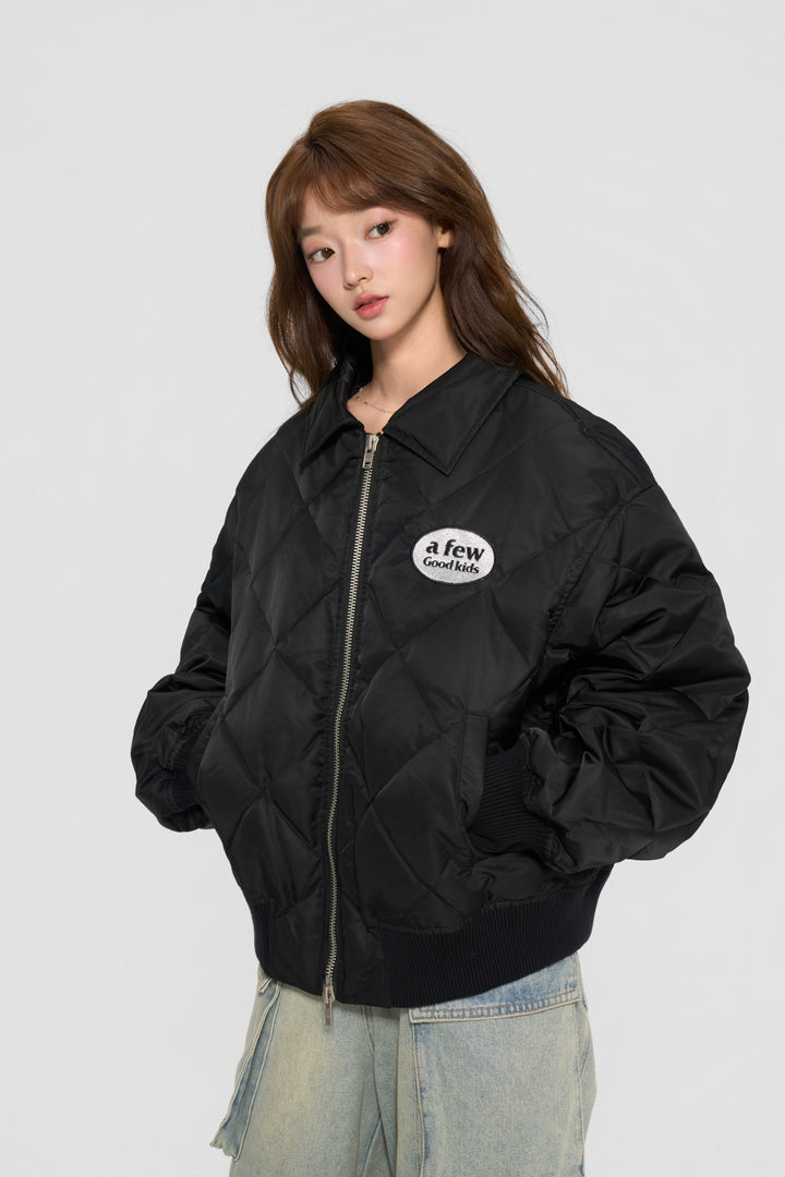 The lottery GT "Diamond-quilted down jacket"