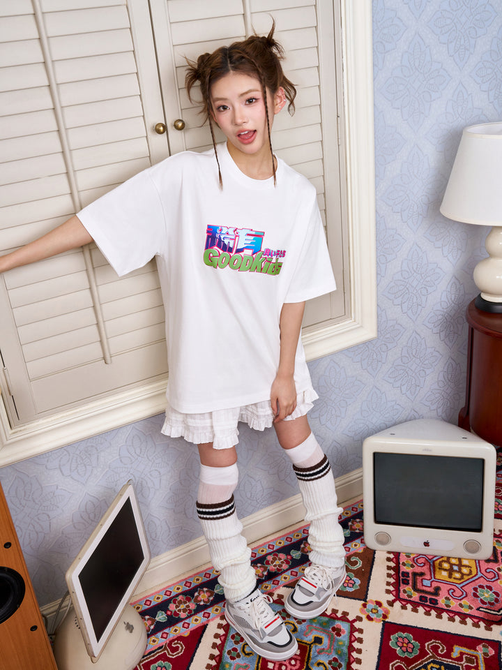 DONCARE(AFGK) “Japanese logo tee”