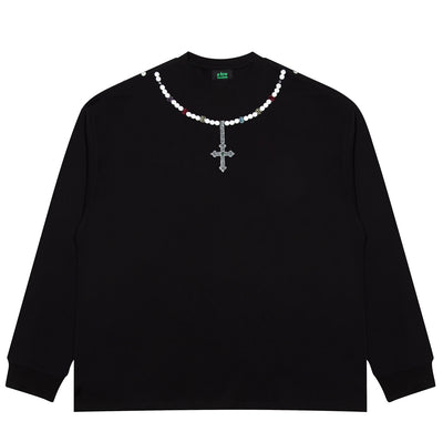 DONCARE(AFGK) "Neckless long sleeve tee"