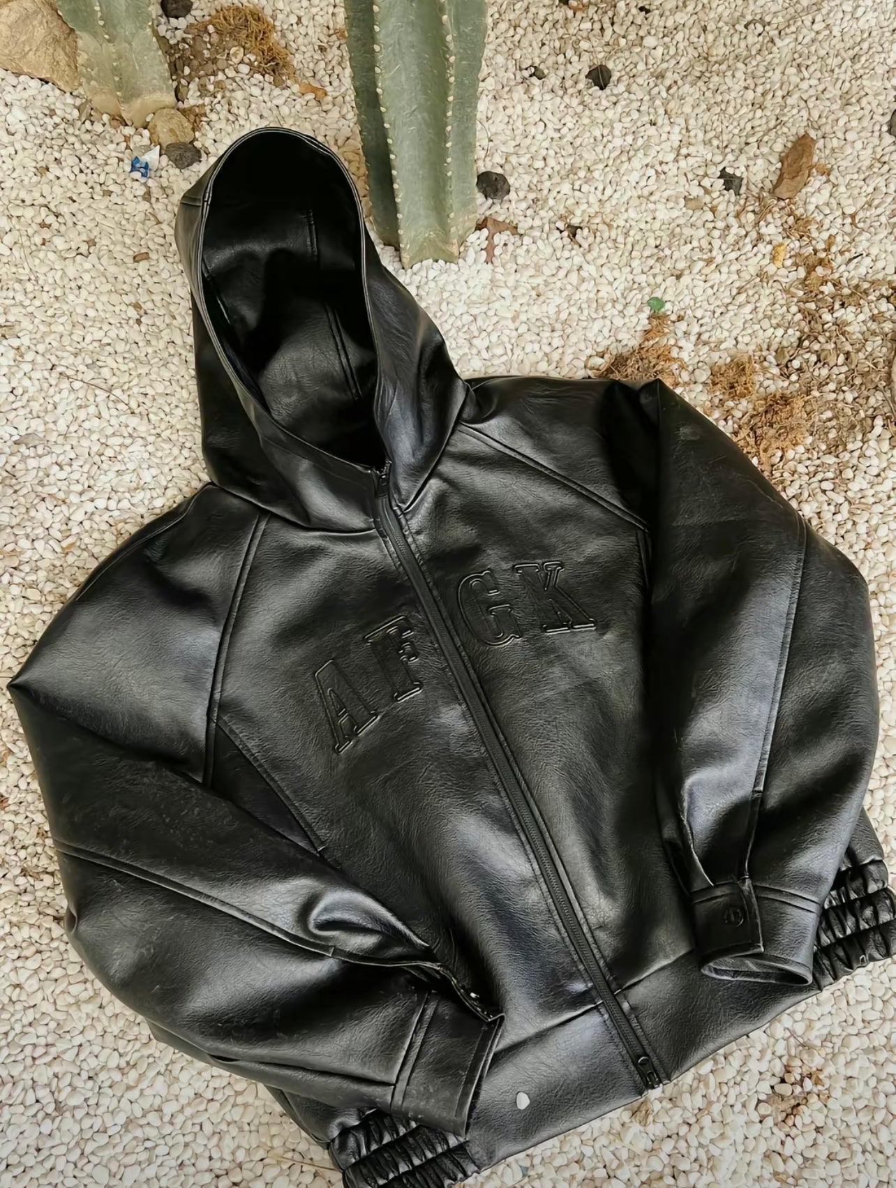 DONCARE(AFGK) “Hooded leather jacket” – DONCARE_CN