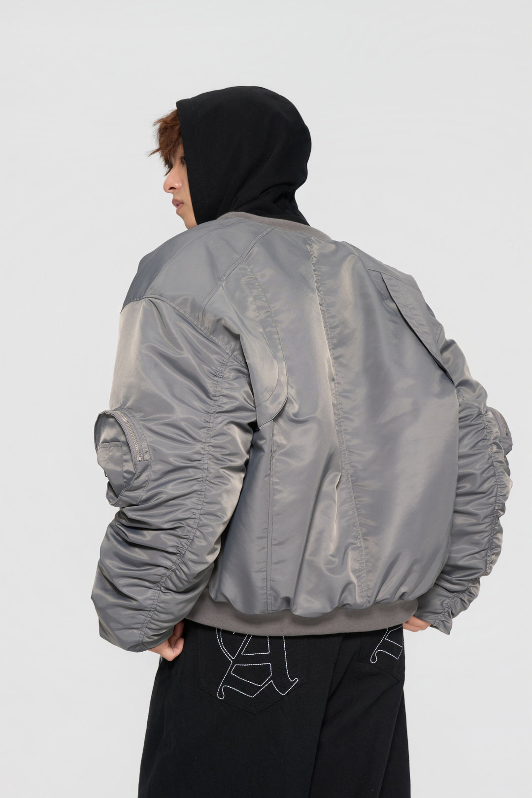 The lottery GT "Metal logo MA-1 jacket"