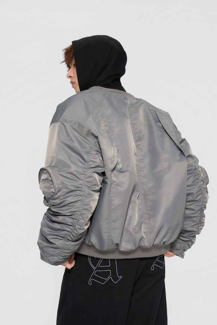 The lottery GT "Metal logo MA-1 jacket"