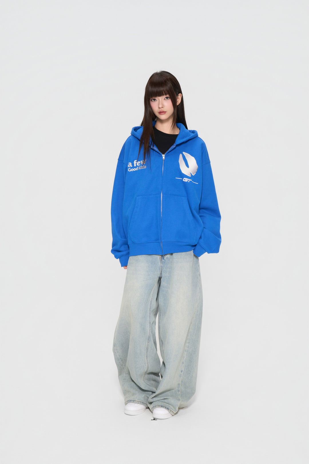 The lottery GT "Logo zipped hoodie"