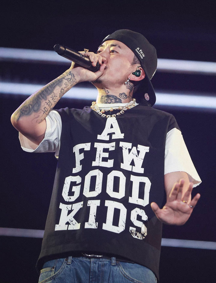 (AFGK) "Retro Color-Block Tee"