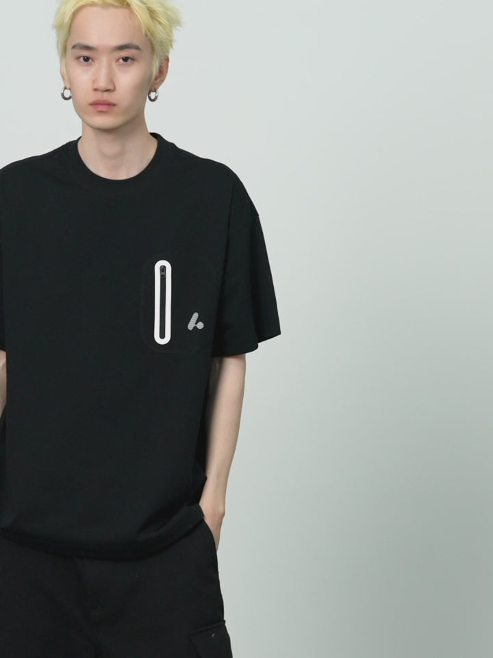 DONCARE(AFGK) "Pocket patch tee"