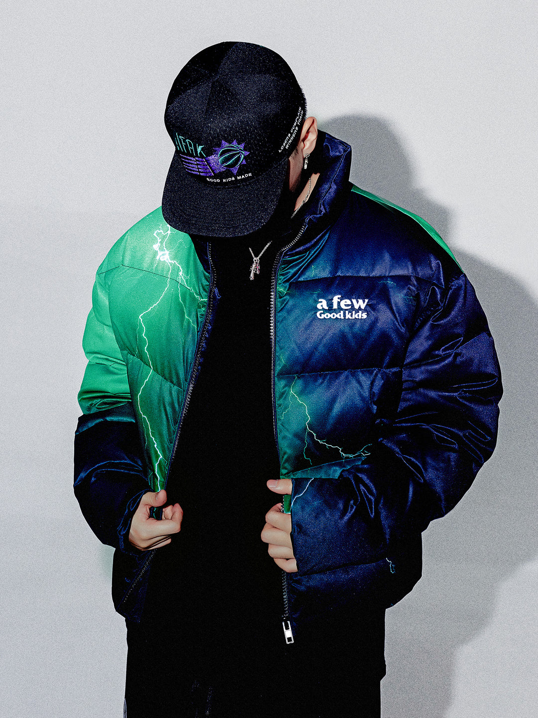 DONCARE(AFGK) "Lightning Logo Down Jacket"