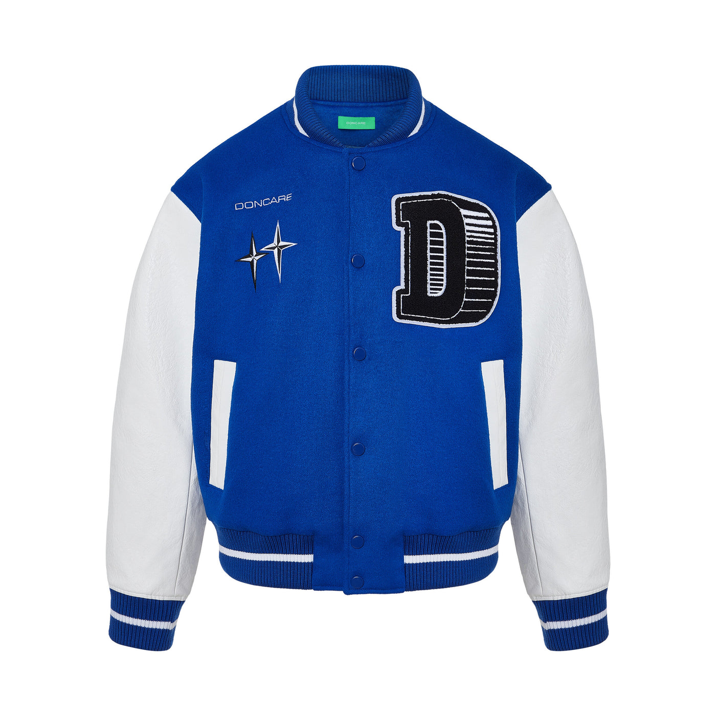 DONCARE (AFGK) Sailor Varsity Jacket - BLUE