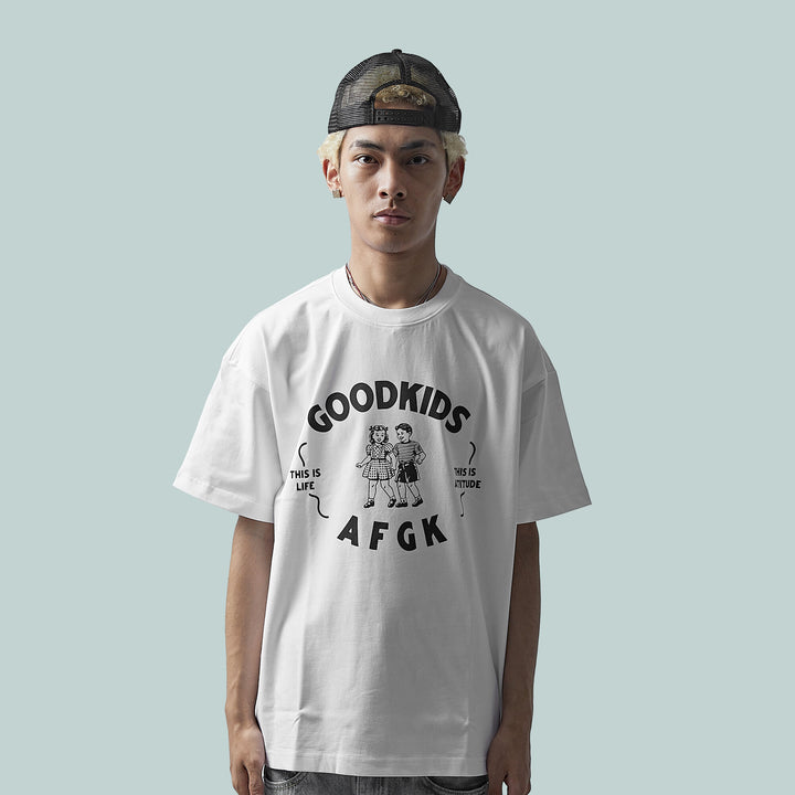 DONCARE (AFGK) "Childhood Tee" - Off-white