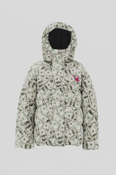 DONCARE "Dollar Bill Down Jacket"