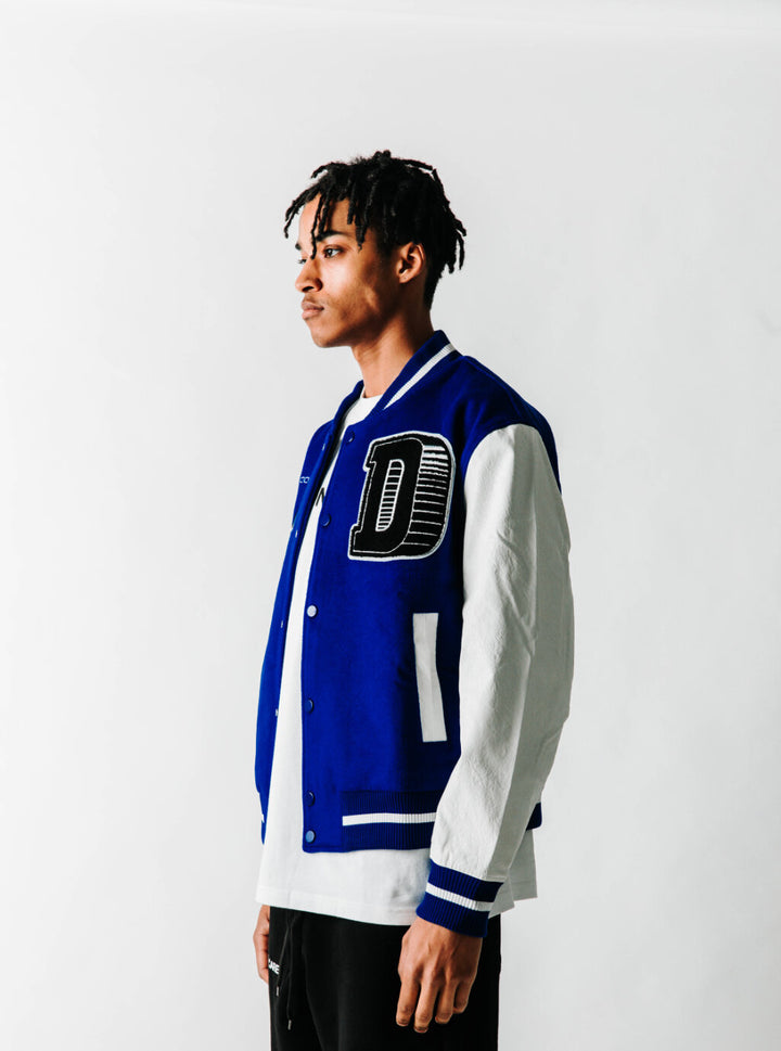 DONCARE (AFGK) "Casino Varsity Jacket" - BLUE