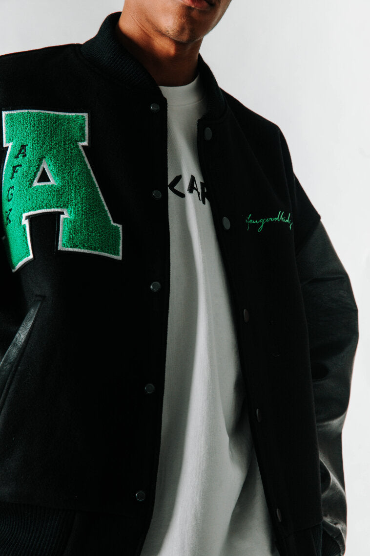 DONCARE (AFGK) Sailor Varsity Jacket - BLUE