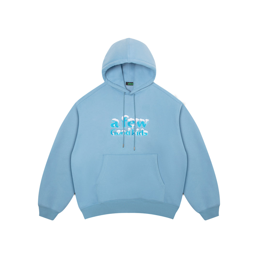 DONCARE(AFGK) "Snow logo hoodie"