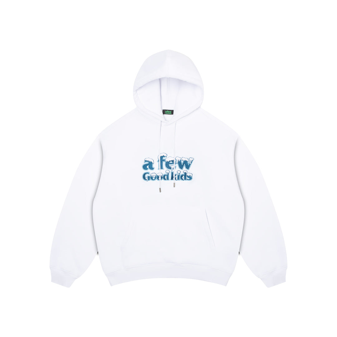 DONCARE(AFGK) "Snow logo hoodie"