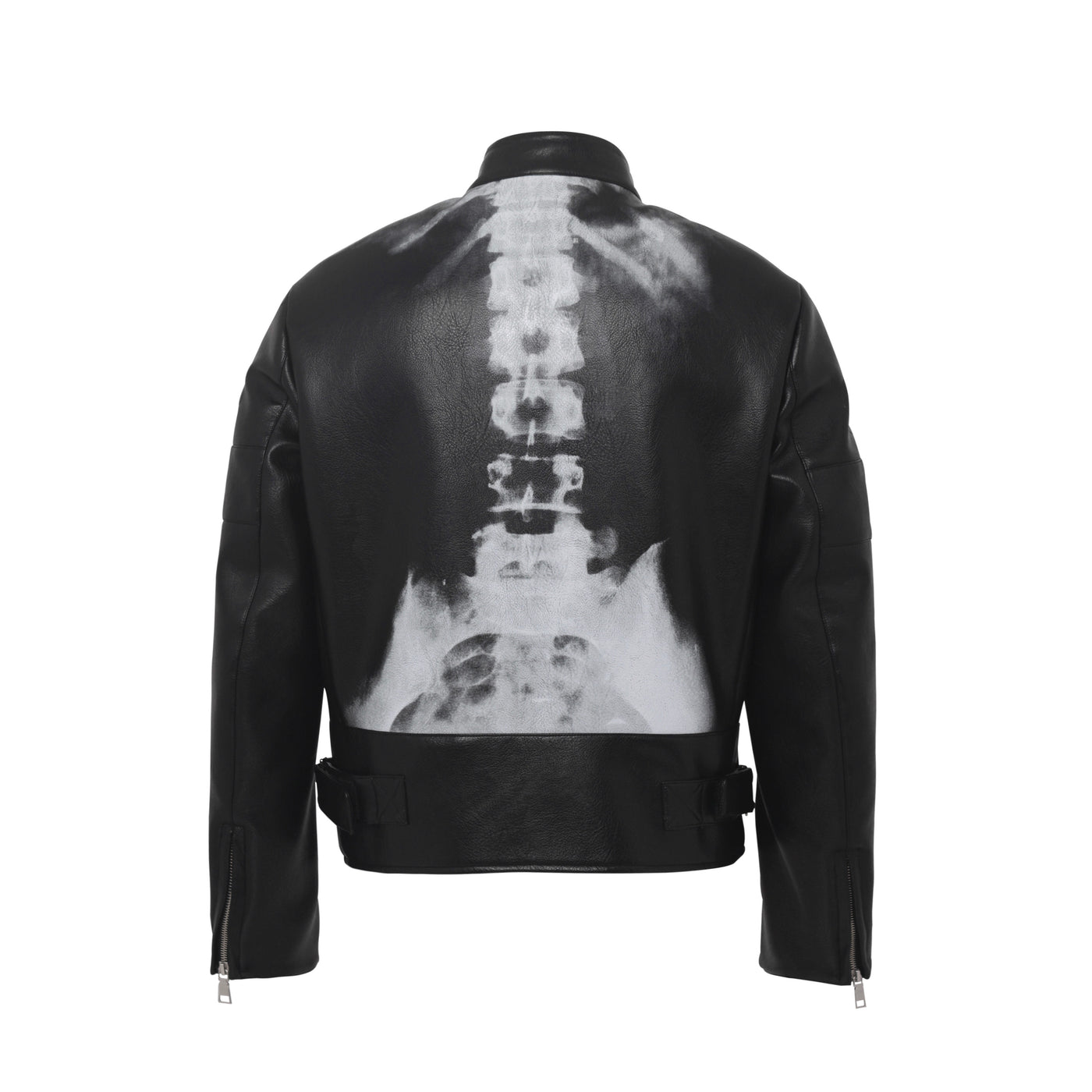 DONCARE(AFGK) "X-Ray Biker Jacket" - Black
