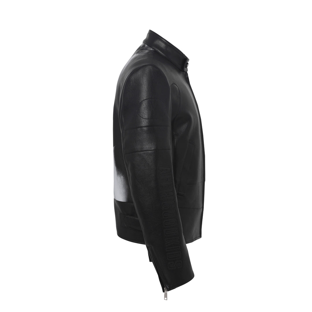 DONCARE(AFGK) "X-Ray Biker Jacket" - Black