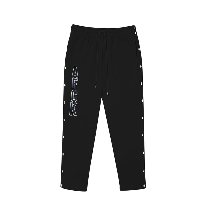 DONCARE(AFGK) "Logo-Print Buttoned Trouser"