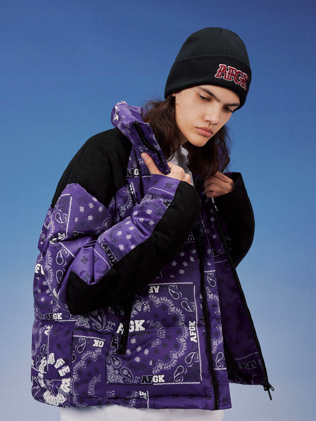 DONCARE(AFGK) "Bandana Puffer Jacket"