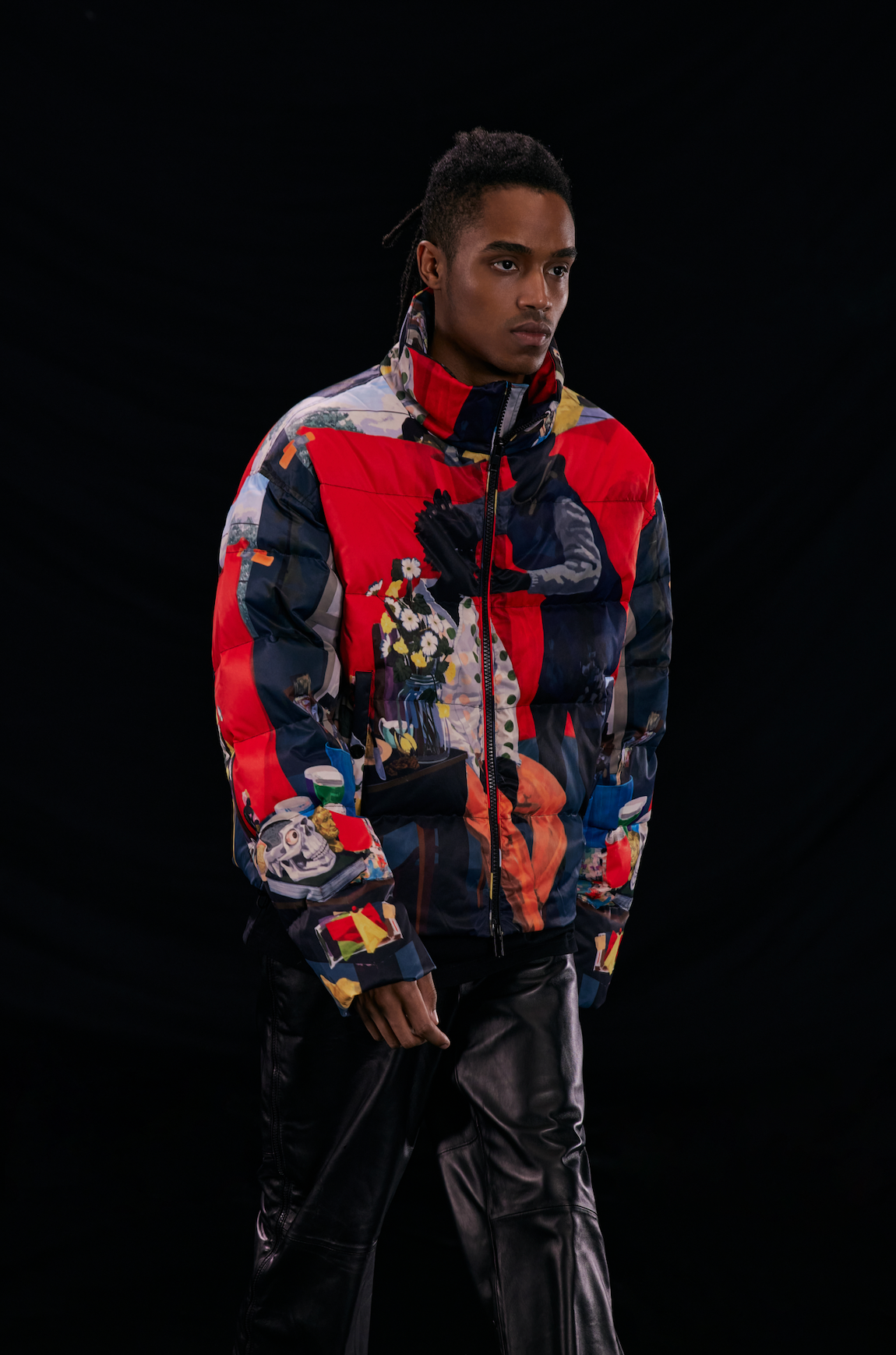 DONCARE "Painting Puffer Down Jacket"