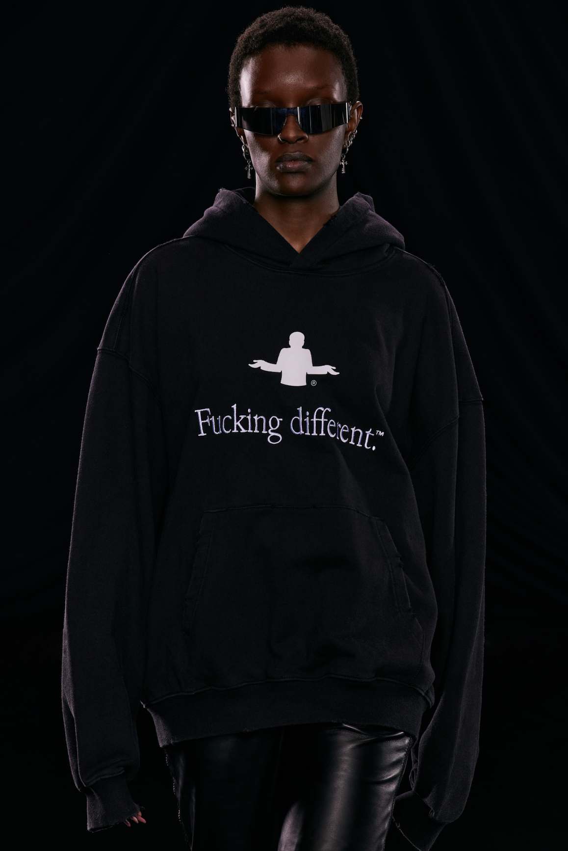 DONCARE "Different Logo Hoodie