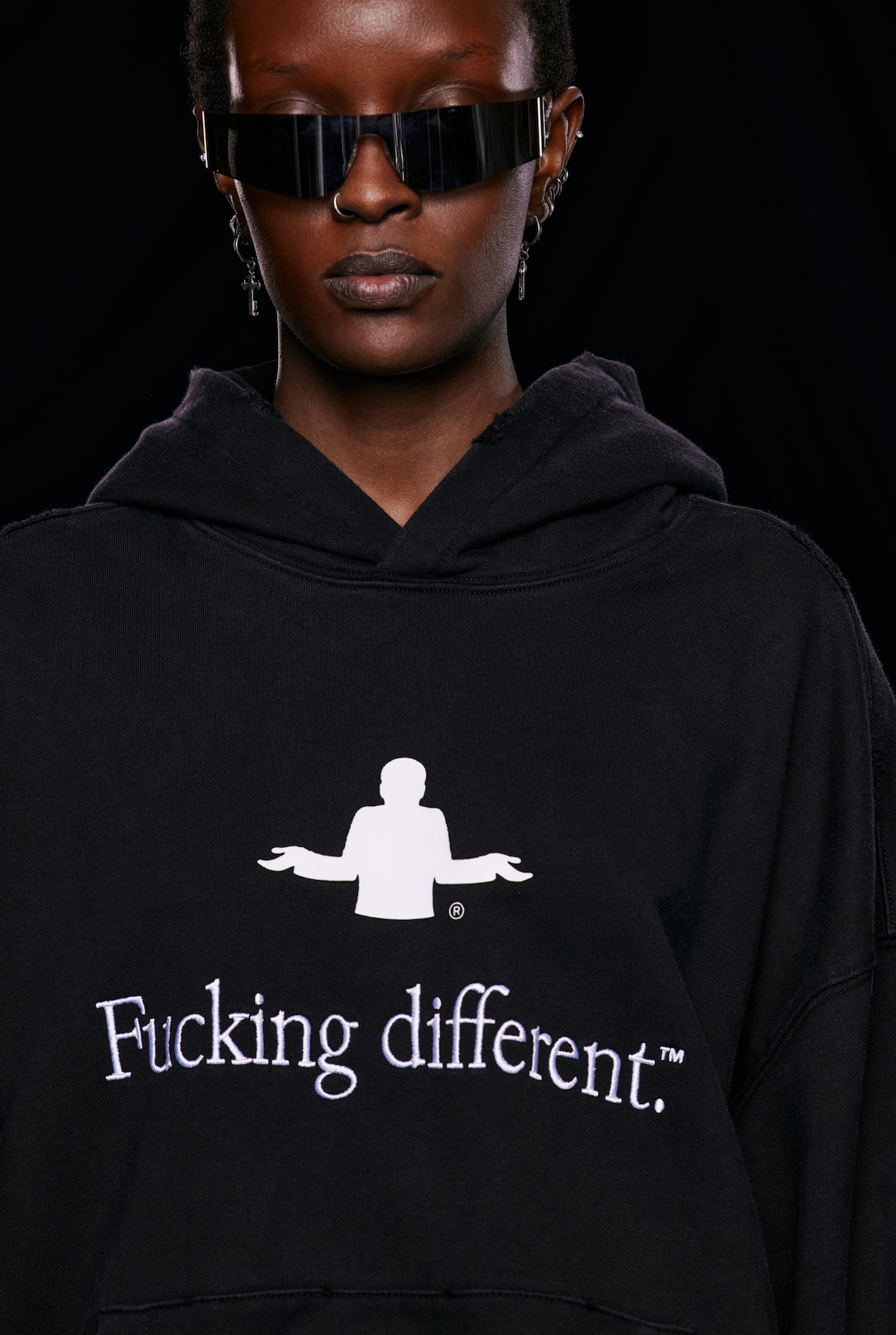 DONCARE "Different Logo Hoodie