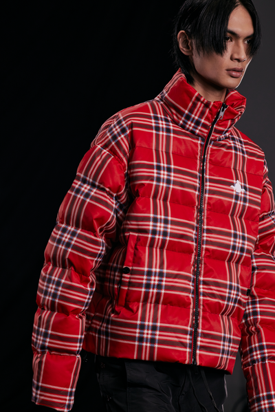 DONCARE "Checked Puffer Down Jacket"