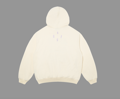 DONCARE(AFGK) "Patchwork logo hoodie"