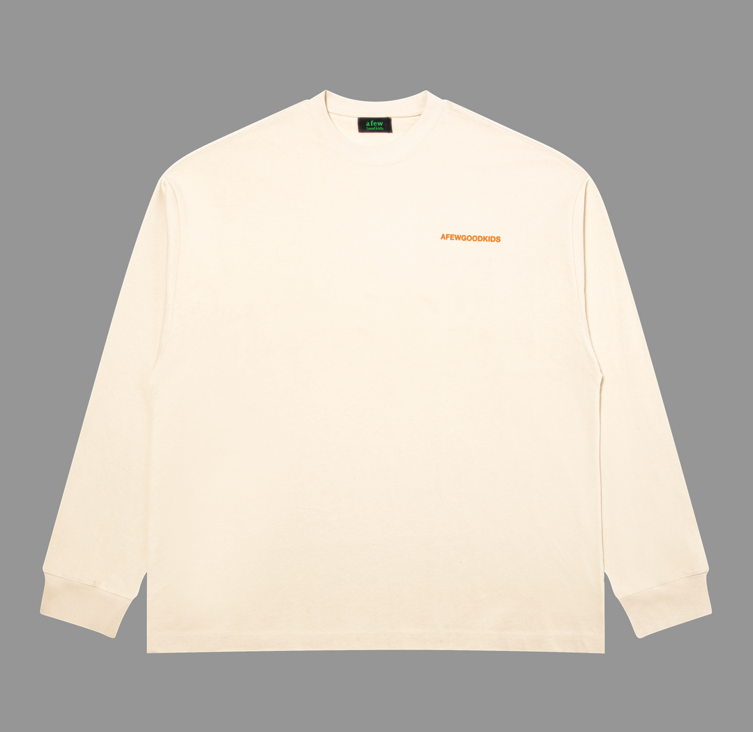 DONCARE(AFGK) "Basic signature long sleeve shirt"