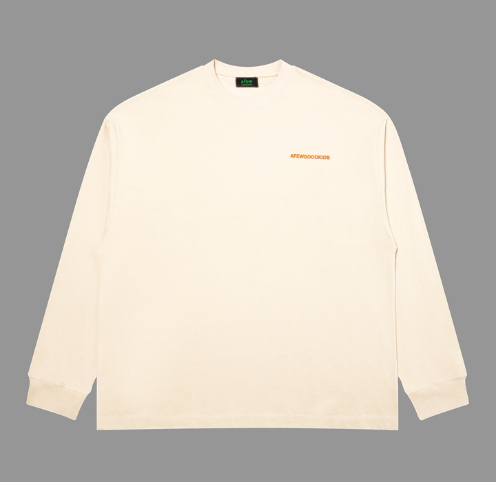 DONCARE(AFGK) "Basic signature long sleeve shirt"