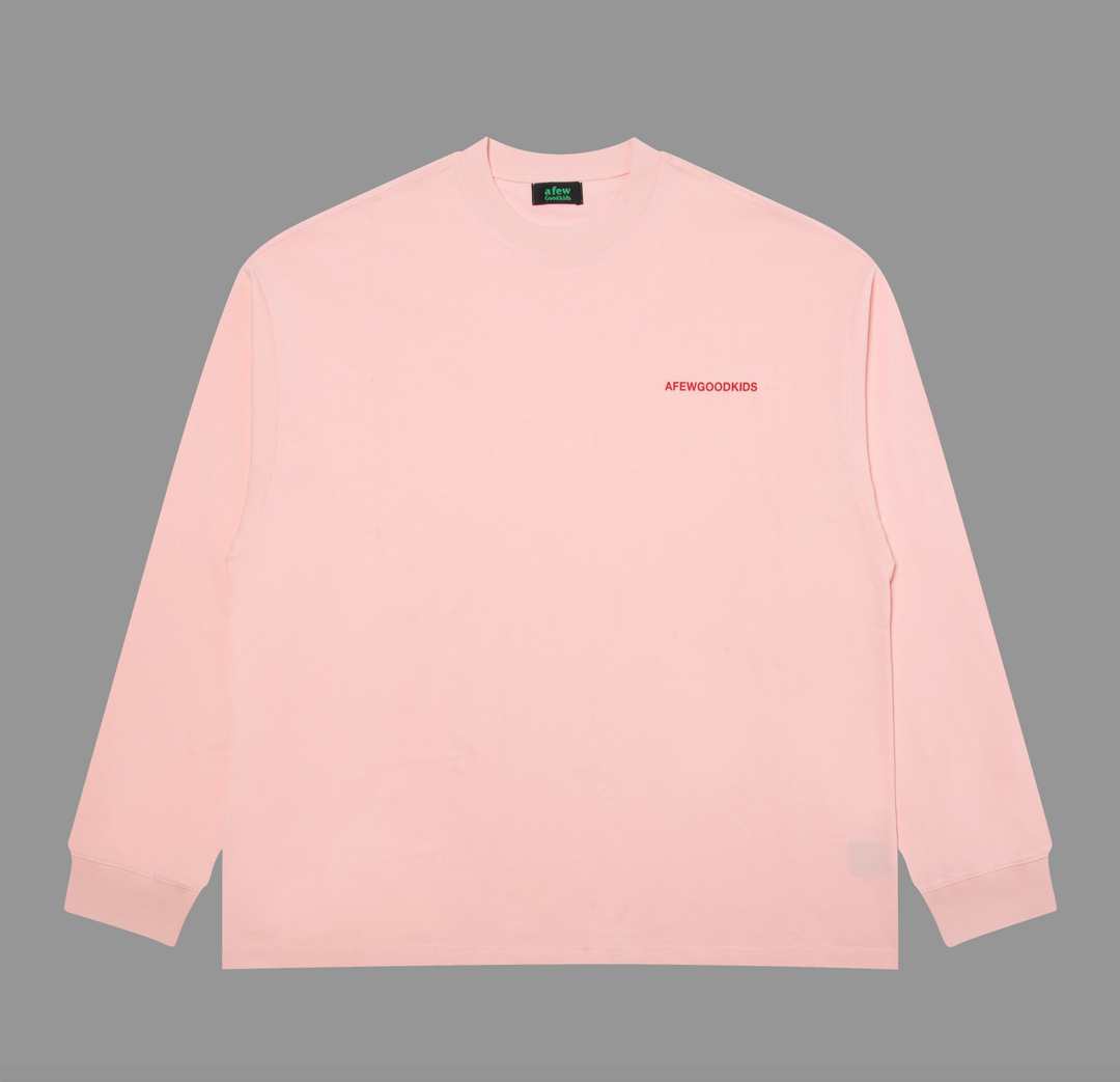 DONCARE(AFGK) "Basic signature long sleeve shirt"