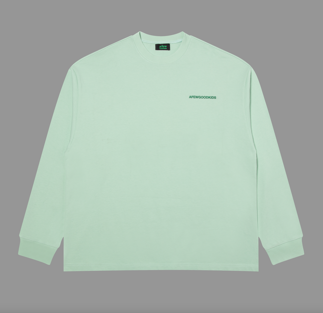 DONCARE(AFGK) "Basic signature long sleeve shirt"