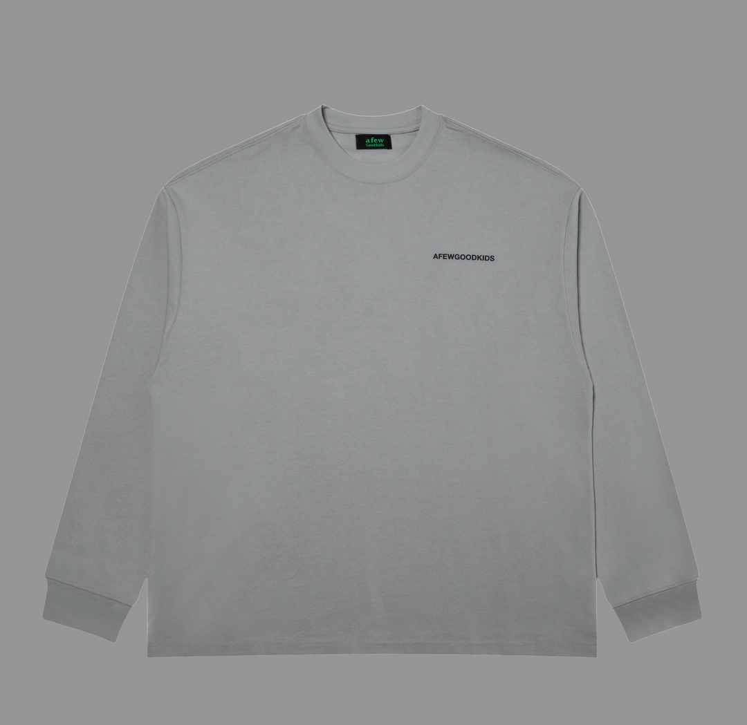 DONCARE(AFGK) "Basic signature long sleeve shirt"