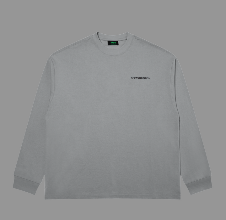 DONCARE(AFGK) "Basic signature long sleeve shirt"