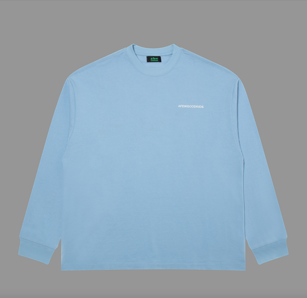 DONCARE(AFGK) "Basic signature long sleeve shirt"