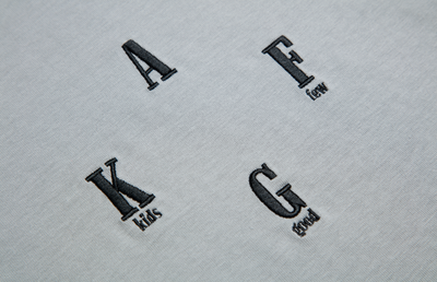 DONCARE(AFGK) "Embroidered logo short sleeve tee"