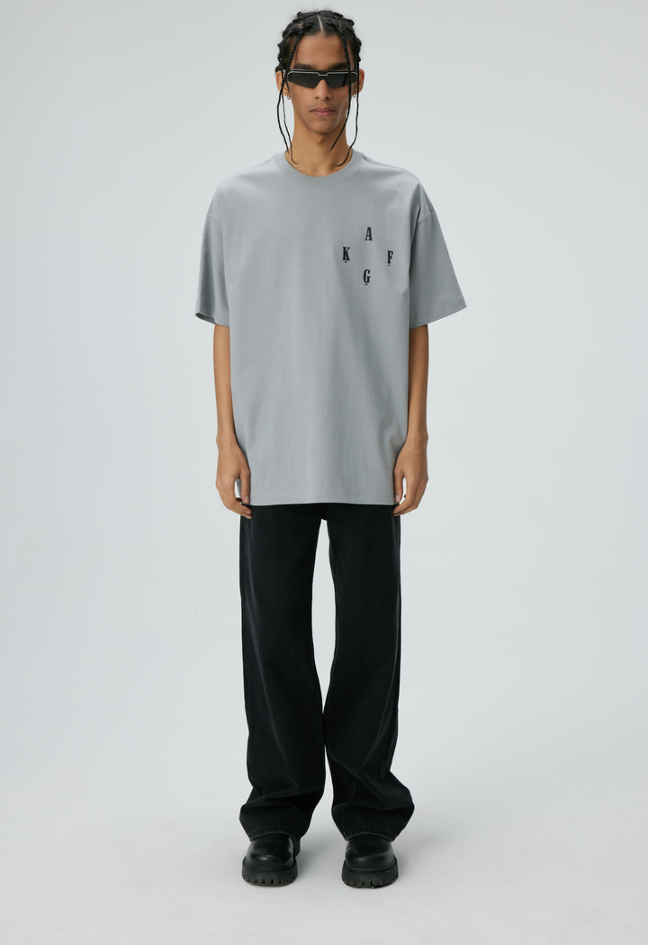 DONCARE(AFGK) "Embroidered logo short sleeve tee"