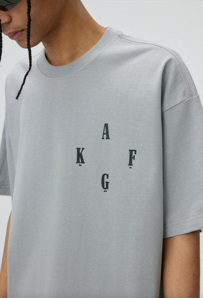 DONCARE(AFGK) "Embroidered logo short sleeve tee"