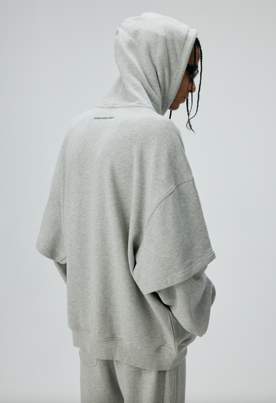 DONCARE(AFGK) "Layered star hoodie"