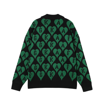 DONCARE(AFGK) "All-Over Print Logo Sweater"