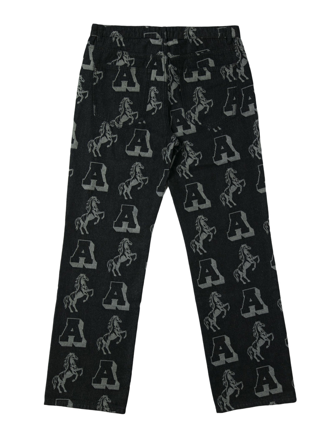 DONCARE(AFGK) "Jacquard Denim Pants"